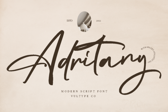 Adritany Font: A Laid-Back Script for Elegant Editorial Design