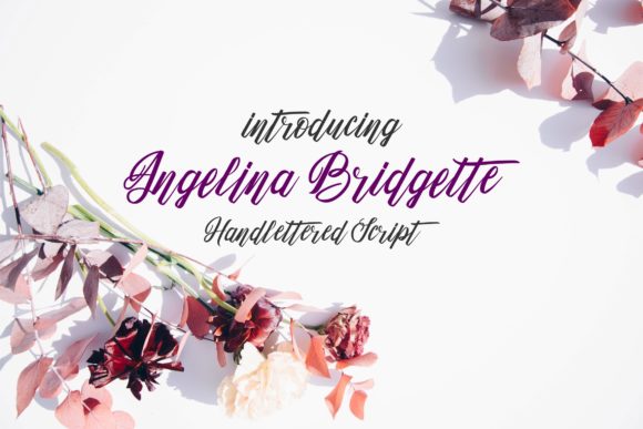 Angelina Bridgette Font for Editorial Design and Creative Projects