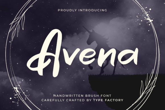 Avena Script Font for Elegant Editorial Design