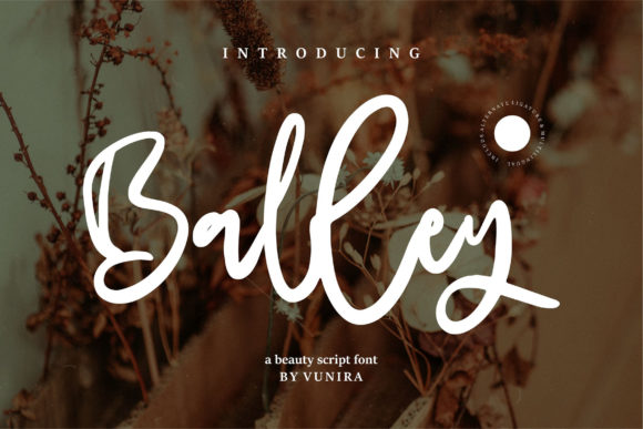 Balley Font: A Versatile Script Typeface for Creative Campaigns