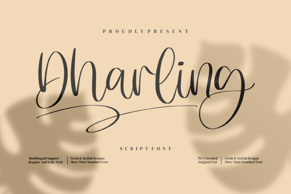 Dharling: A Sophisticated Script Font for Designers