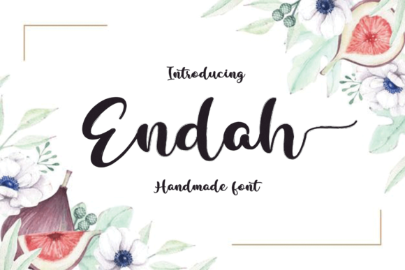 Endah Font: Elevate Your Brand with Sophisticated Script Typography