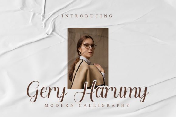 Gery Harumy: A Script Font for Captivating Brand and Campaign Design