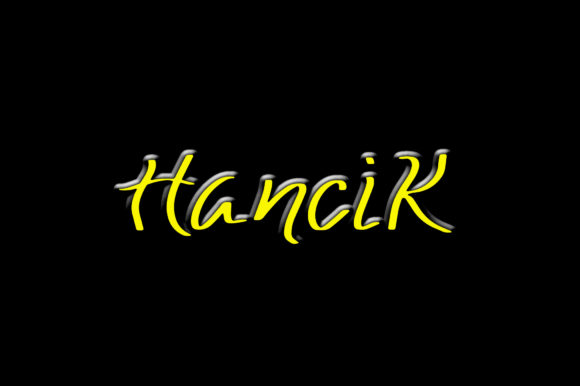 Hancik Font: A Playful Script for Creative Craft Projects