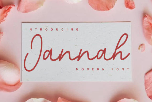 Jannah Font: A Sophisticated Script for Creative Makers