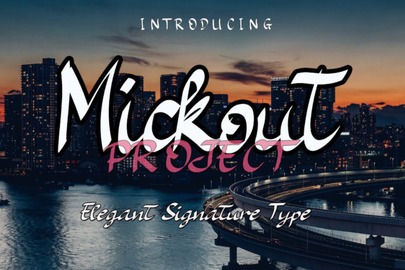 Mickout Project Font for Elegant Script Designs