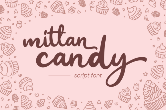 Mittan Candy Script Font for Elegant Craft Projects
