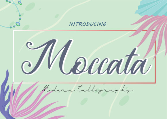 Moccata Font: A Playful Script for Creative Projects