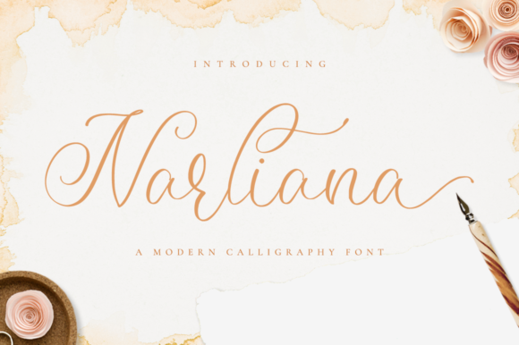 Narliana Free Download: A Graceful Script Handwritten Font