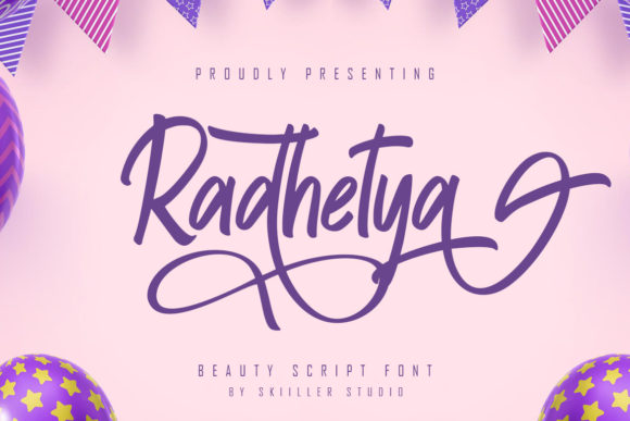 Radhetya Font: A Stylish Script for Creative Makers