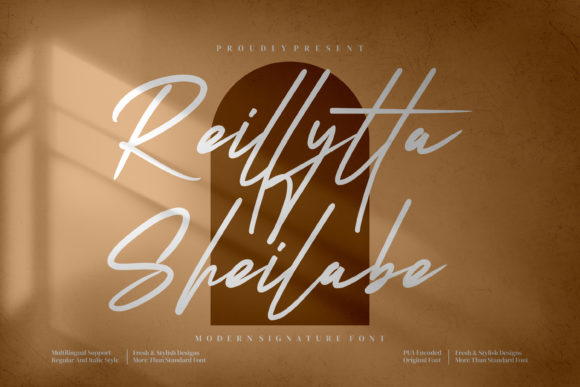Reillytta Sheilabe: A Graceful Script Font for Elegant Branding
