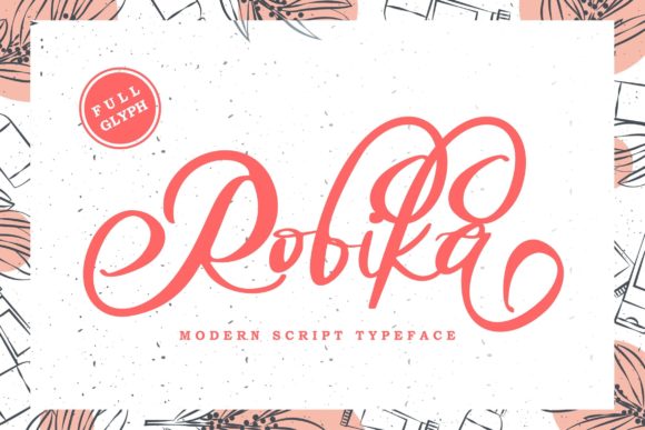 Robika: The Romantic Handwritten Font for Crafters and Designers