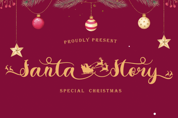 Santa Story Font Review: A Graceful Script for Luxury Design