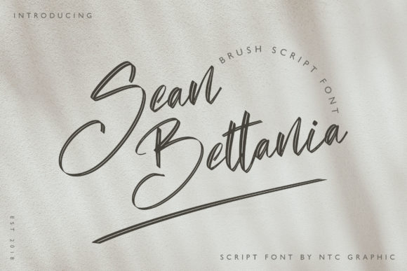 Sean Bettania Script Handwritten Font Review for Branding