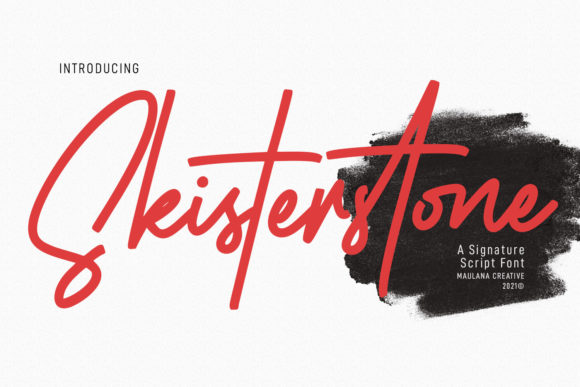 Skisterstones Signature Typeface Review for Makers