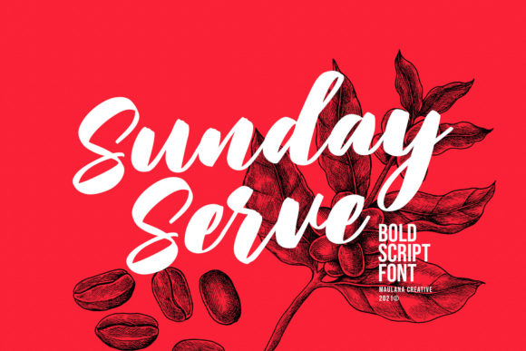 Sunday Serve: A Chic Script Font for Trendy Makers and Designers