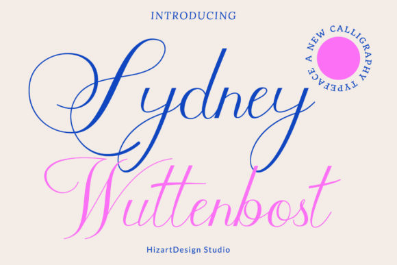 Sydney Wuttenbost: A Graceful Script Handwritten Font for Modern Campaigns