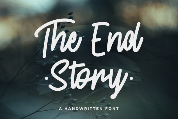 The End Story Typeface for Elegant Brand Identity