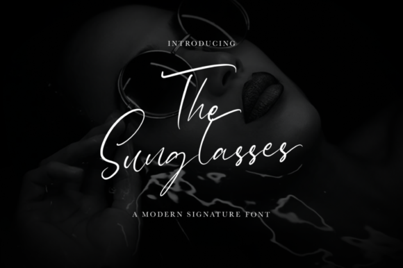 The Sunglasses: A Graceful Script Font for Editorial Elegance