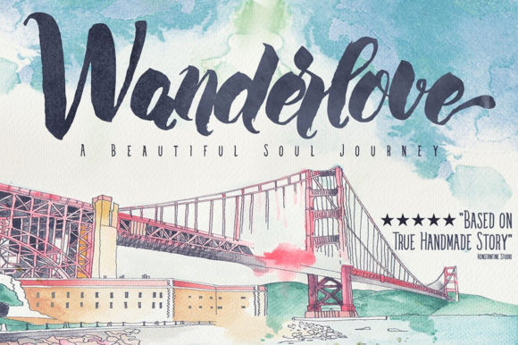 Wanderlove Font: A Script Typeface That Elevates Editorial Design