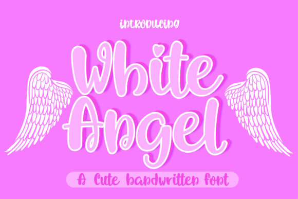 White Angel: A Playful Script Font for Creative Campaigns