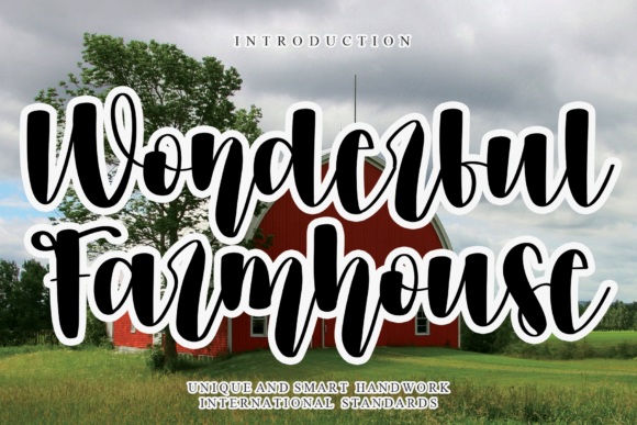 Wonderful Farmhouse Typeface Review for Campaign Design