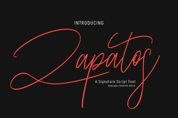 Zapatos Font Review: A Graceful Script for Elegant Branding